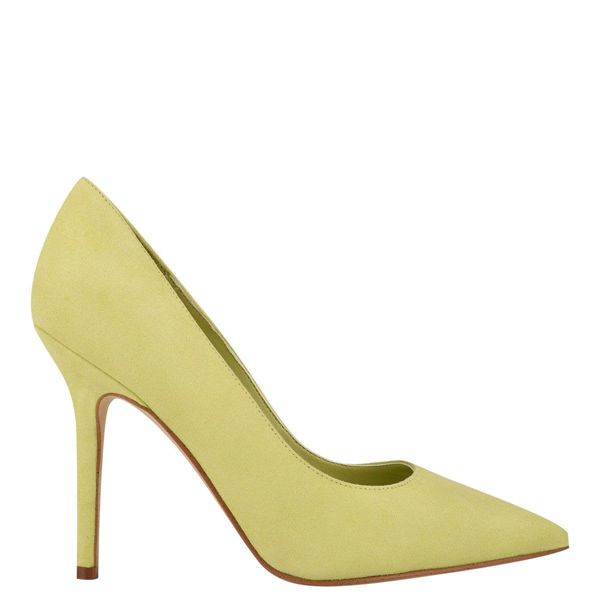 Nine West Bliss Pointy Toe Yellow Pumps | South Africa 38C01-1K33